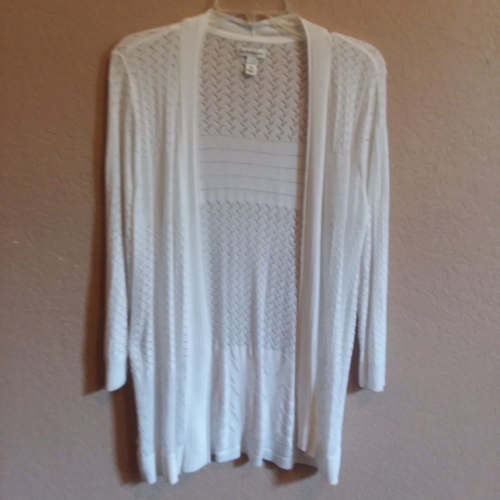 Spring-Summer cardigan, whitw